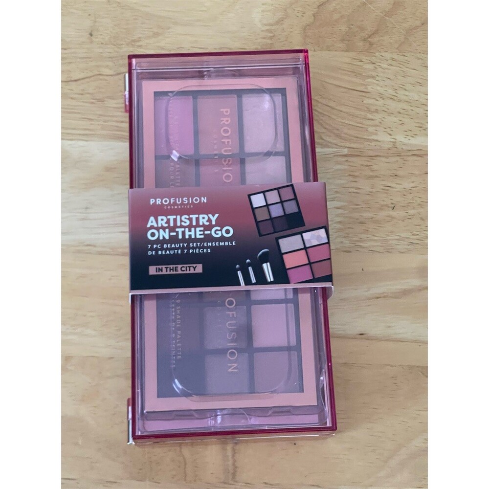 Profusion Cosmetics Artistry On-The-Go Makeup Kit In The City 7-Piece Set